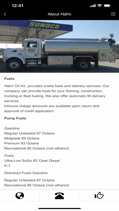 Hahn Oil Rewards スクリーンショット