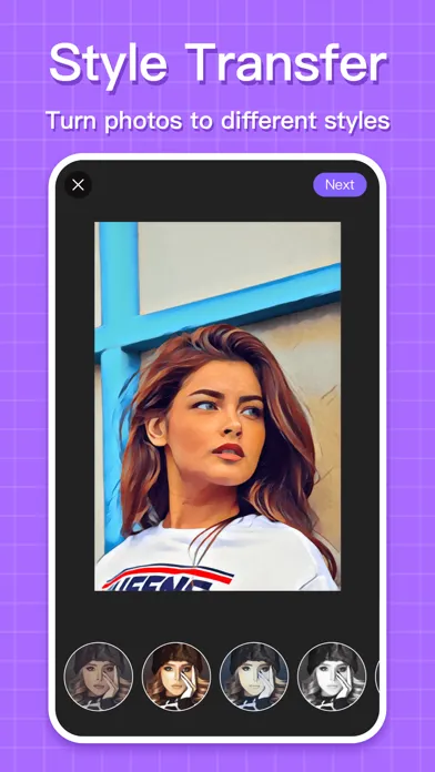 Ảnh chụp màn hình của i247 AR anime face maker app