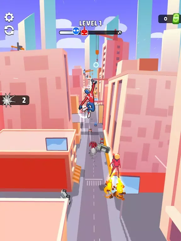 Zrzuty ekranu Hero Throw Rush iPad 