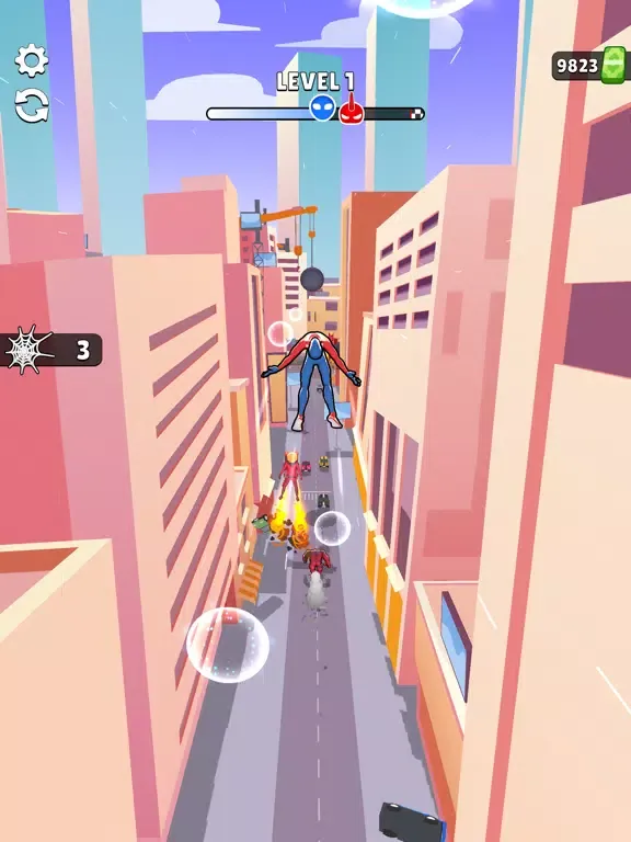 Zrzuty ekranu Hero Throw Rush iPad 