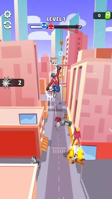 Zrzuty ekranu Hero Throw Rush