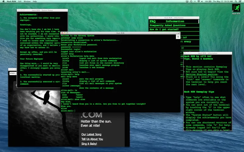 Tangkapan layar Hack RUN