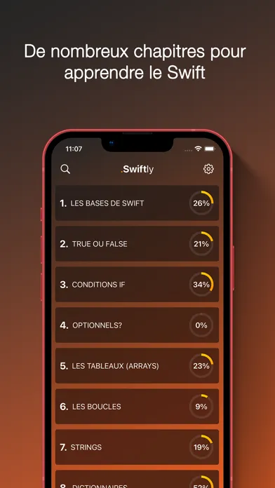 Capturas de pantalla de Swiftly:  coder en Swift