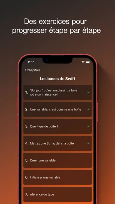 Capturas de pantalla de Swiftly:  coder en Swift