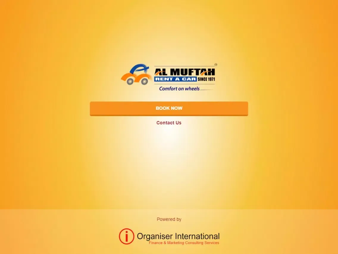 ภาพหน้าจอของ Al Muftah Rent A Car iPad 