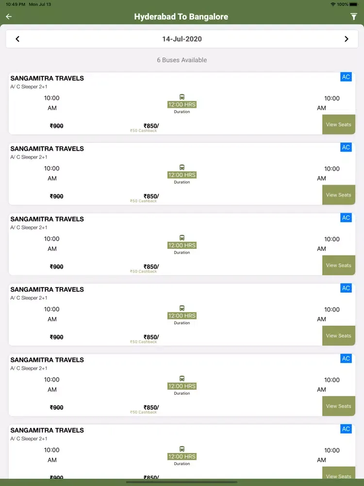 SAINIK BUS iPad  Screenshots