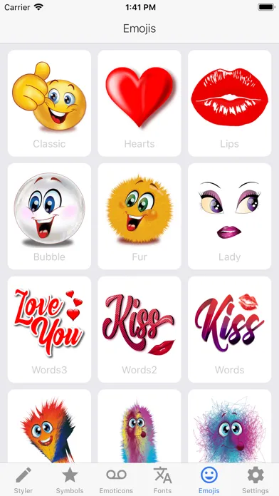 Zrzuty ekranu i2Symbol Emoji