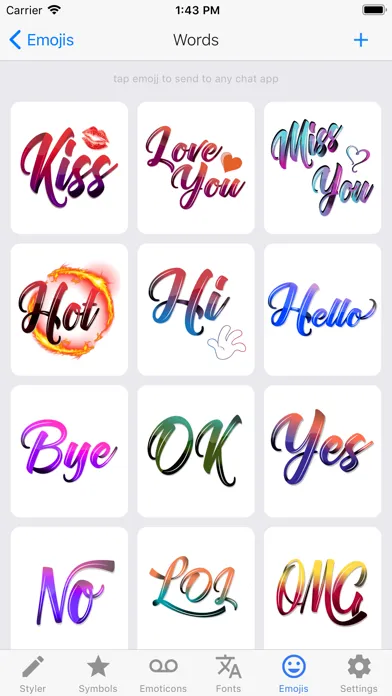 Zrzuty ekranu i2Symbol Emoji