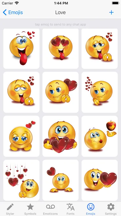 Zrzuty ekranu i2Symbol Emoji