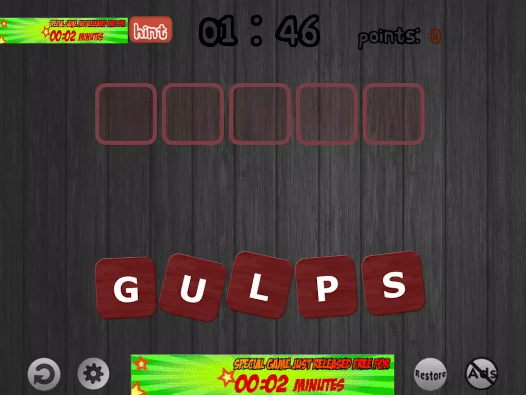 Zrzuty ekranu Anagrams iPad 