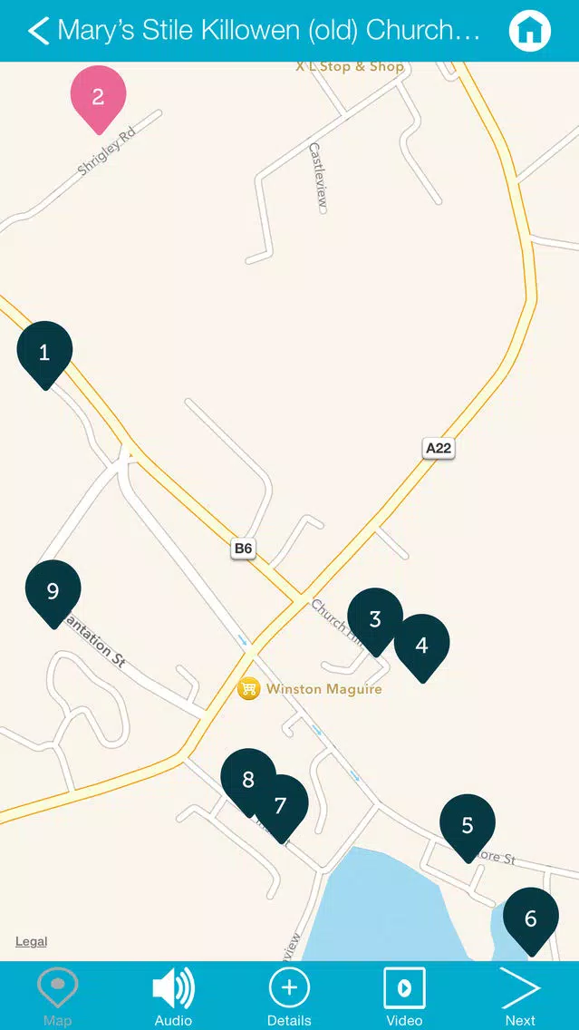 Ảnh chụp màn hình của County Down Heritage Trails