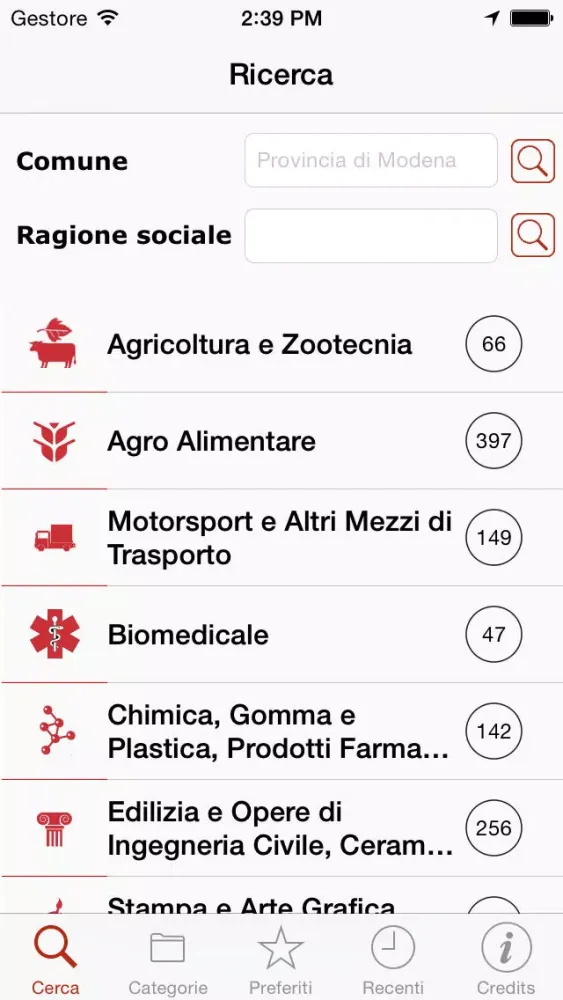Capturas de tela do PROMEC excellence of made in Modena, Italy