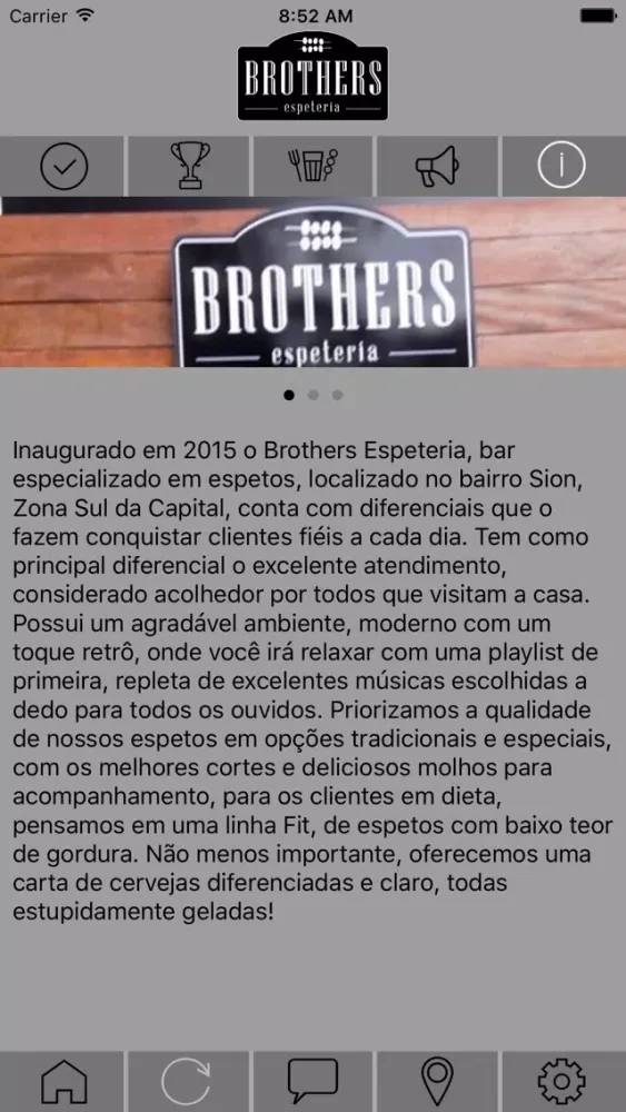 ภาพหน้าจอของ Brothers Espeteria