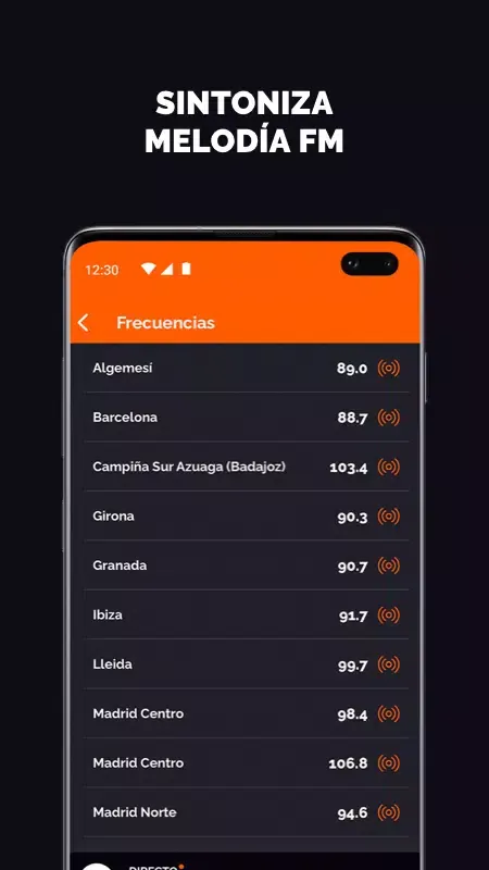 Melodía FM Radio Screenshots