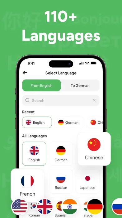Tangkapan layar Translator AI：Voice Translate