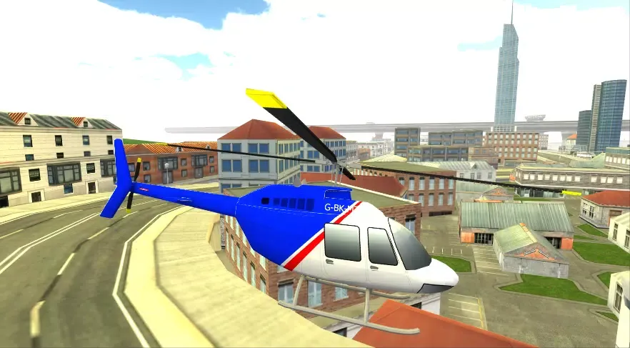 City Helicopter Simulator Game Screenshots