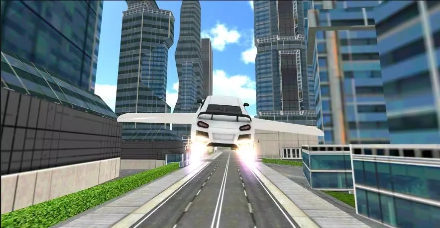ภาพหน้าจอของ Flying Car Sim