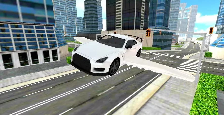 ภาพหน้าจอของ Flying Car Sim