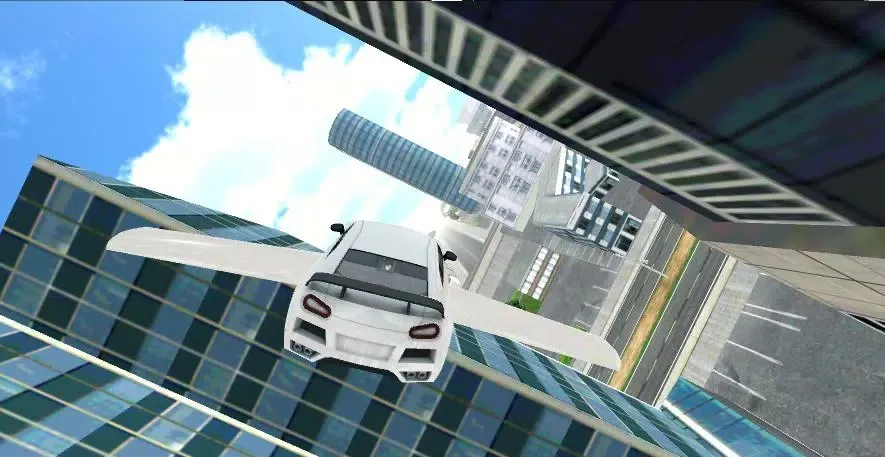 ภาพหน้าจอของ Flying Car Sim