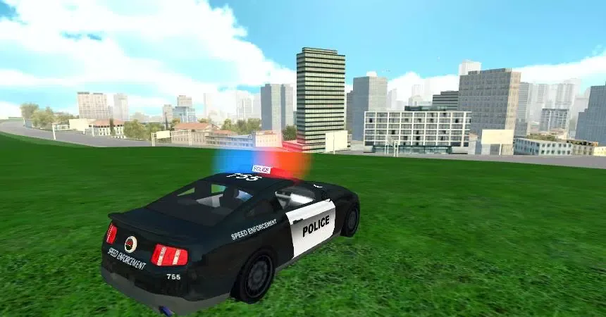 Flying Police Car Simulator應用截圖