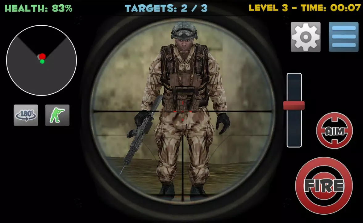 Скриншоты Sniper Commando Assassin 3D