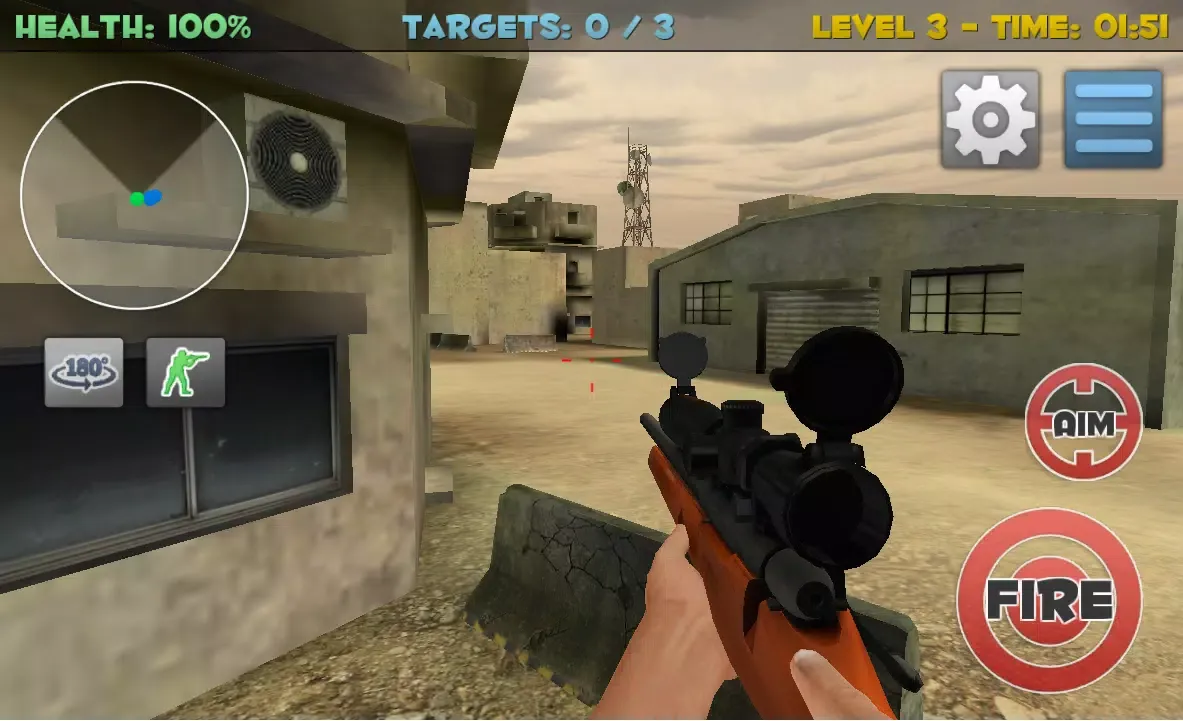 Скриншоты Sniper Commando Assassin 3D