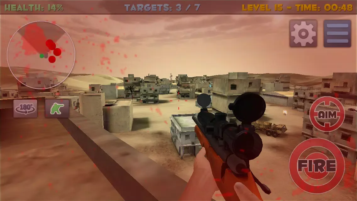 Скриншоты Sniper Commando Assassin 3D