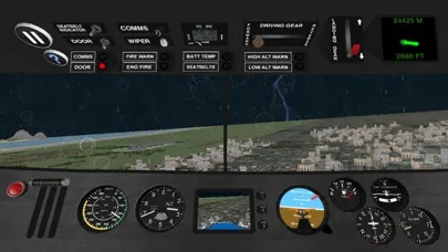 Ảnh chụp màn hình của Airplane Pilot Flight Sim 3D