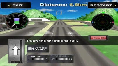 Tangkapan skrin Flight Sim-ulator 3D: Fly Air-Plane 2