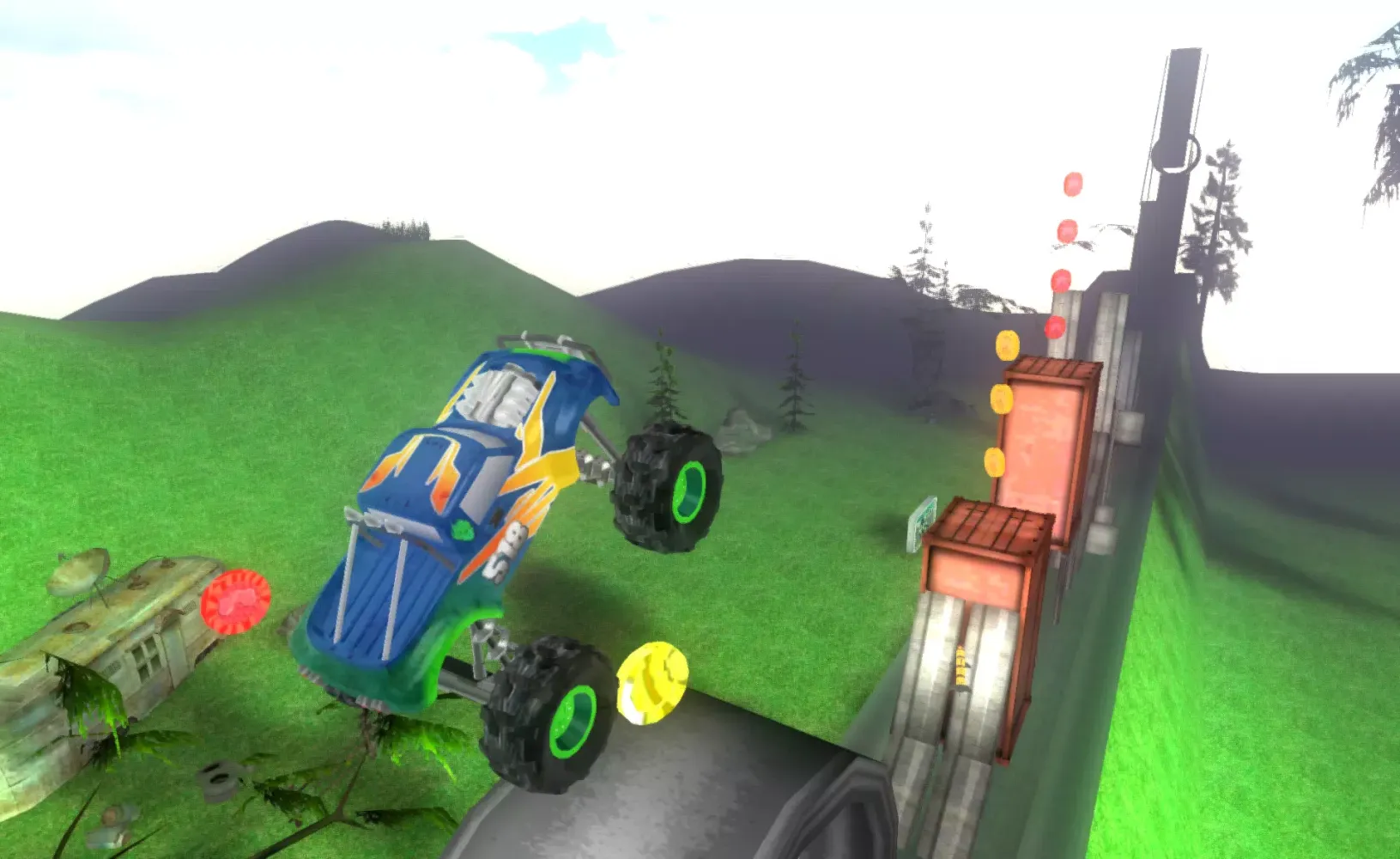 Tangkapan layar Big Monster Truck Racing 3D