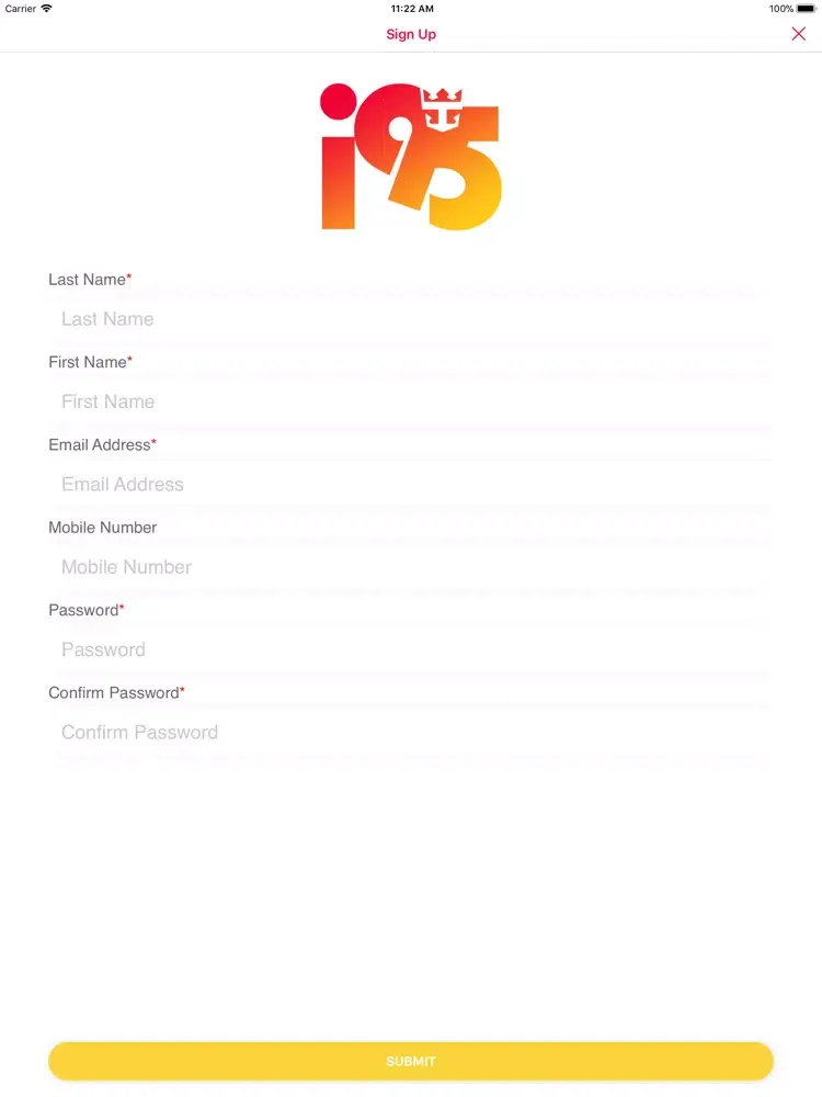 ภาพหน้าจอของ i95 Shutdown Inspection iPad 