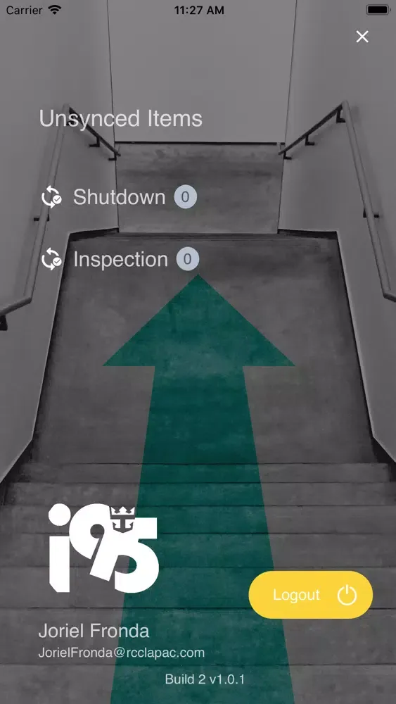 ภาพหน้าจอของ i95 Shutdown Inspection