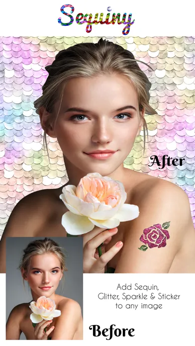 تصاویر Sequiny - Sequin Effect Editor