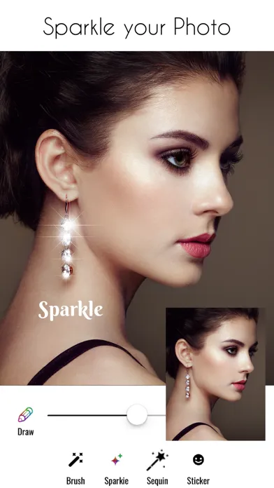 تصاویر Sequiny - Sequin Effect Editor