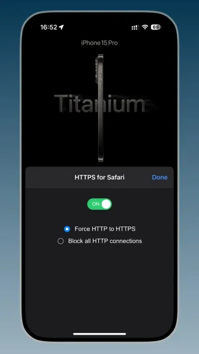 HTTPS for Safari Ekran Görüntüleri