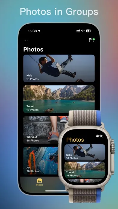 Capturas de tela do Pix - Photos for Watch