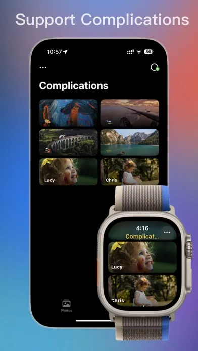 Capturas de tela do Pix - Photos for Watch