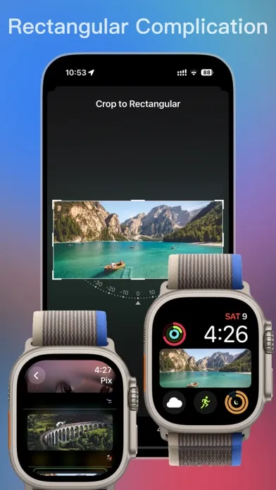 Capturas de tela do Pix - Photos for Watch