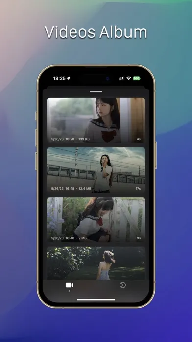 xFilm One-Touch REC &100x Zoom স্ক্রিনশট