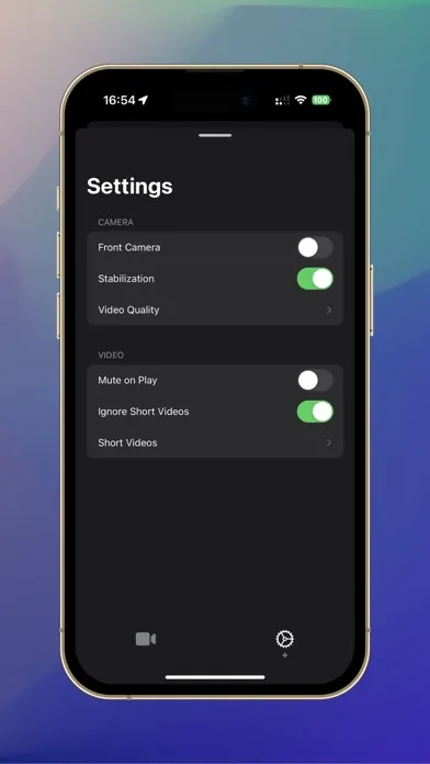 xFilm One-Touch REC &100x Zoom স্ক্রিনশট