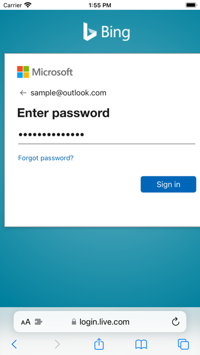 Capturas de tela do xPassword for Safari
