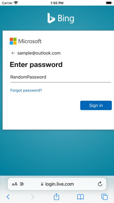 Capturas de tela do xPassword for Safari