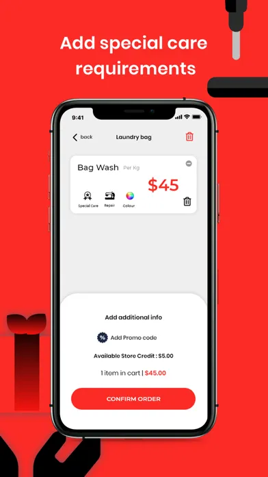 iBAG intelligent dry cleaning Ekran Görüntüleri