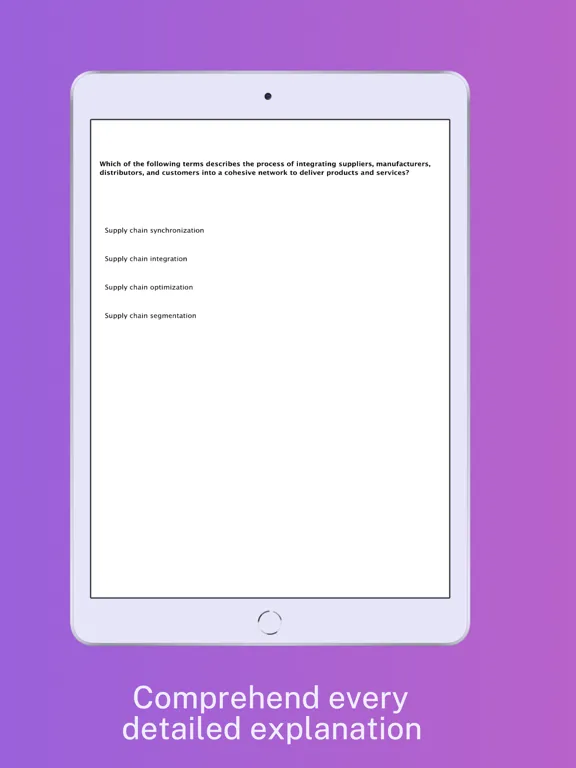 Capturas de tela do Professional iCert Prep iPad 