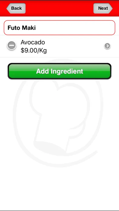 Captures d'écran de iChef Mobile