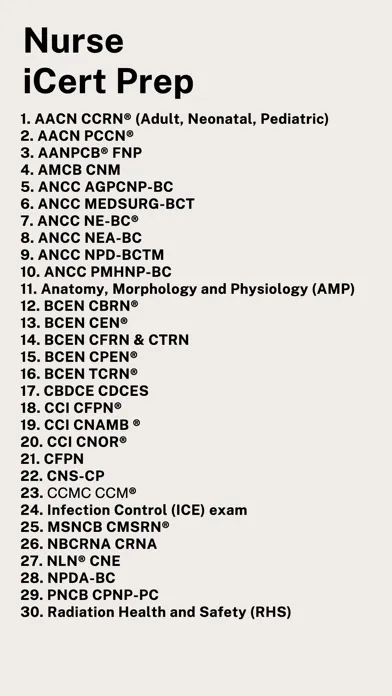 Nursing iCert Prep سکرین شاٹس