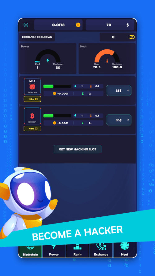 Hacker Miner Idle Clicker-screenshot-1