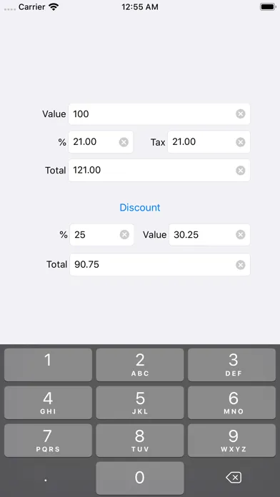 IVA Calc (Tax Calculator) Screenshots
