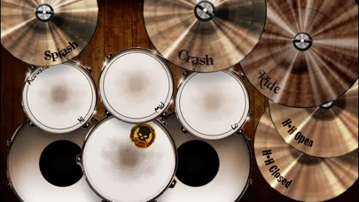 Capturas de tela do Drums! - A studio quality drum kit in your pocket