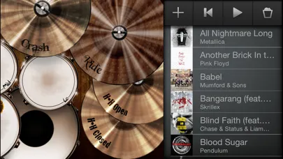 Capturas de tela do Drums! - A studio quality drum kit in your pocket